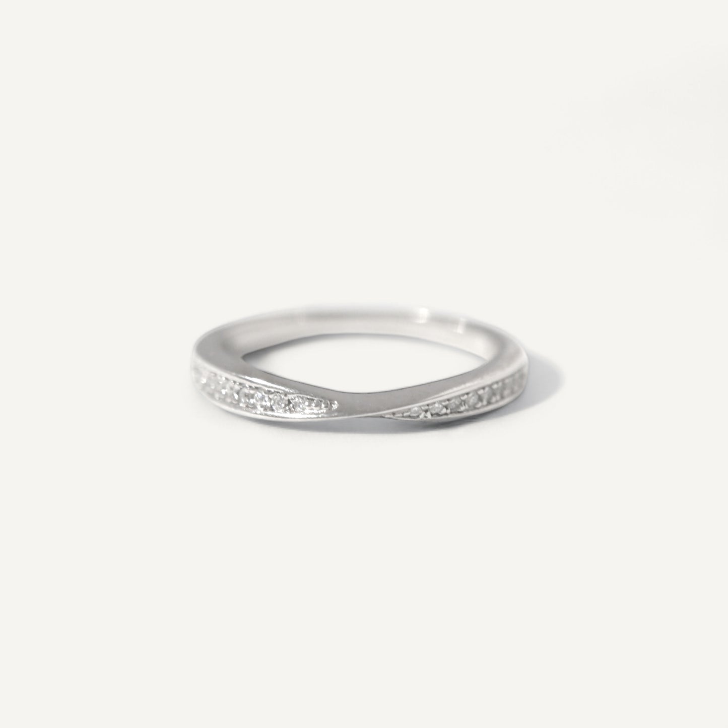 Knot Stacker Moissanite Band