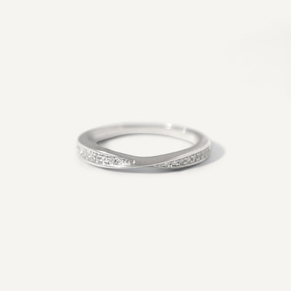 Knot Stacker Moissanite Band