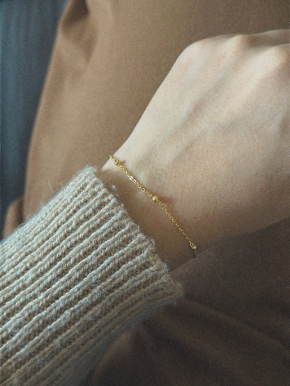 The Tiny Spaced Ball Bracelet