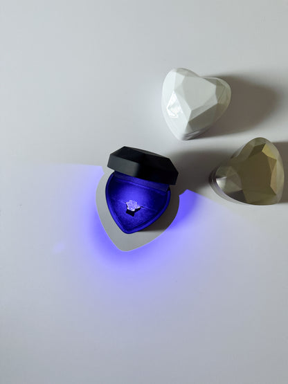 LED Heart Ring Box