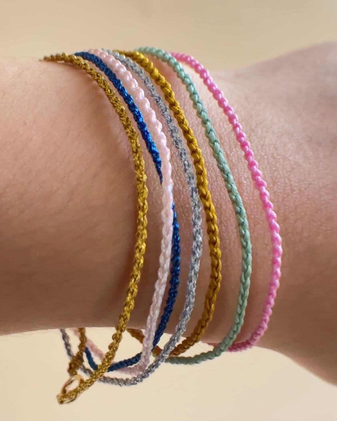 The Color Play Line Bracelet and Anklet