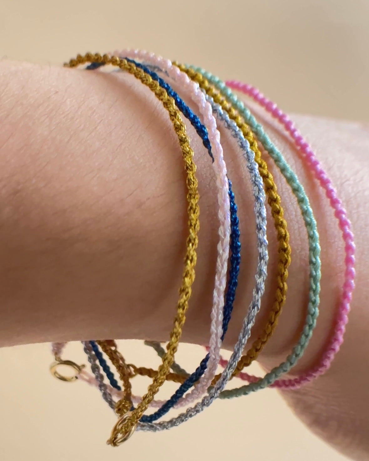 The Color Play Line Bracelet and Anklet