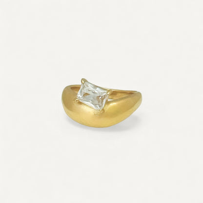 The Ava Bold Baguette Ring