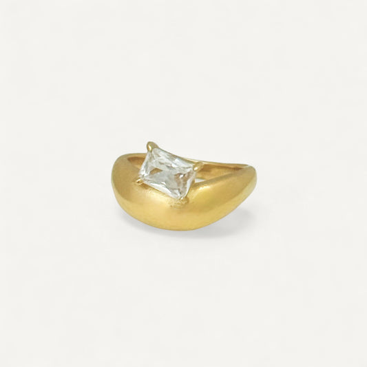 The Ava Bold Baguette Ring