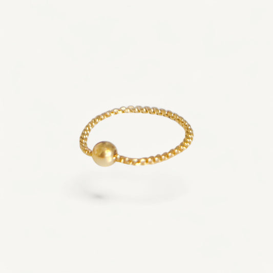 The Golden Ball Soft Chain Ring