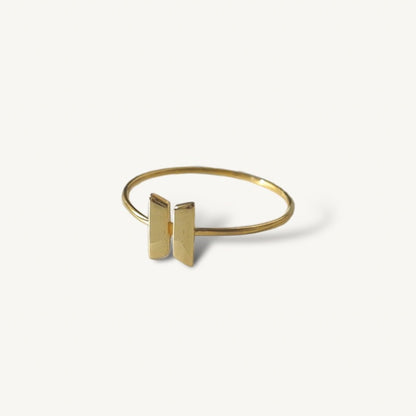 BTS Ring in Solid Gold