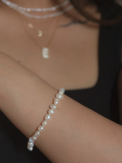 The Natural Pearl Bold Bracelet