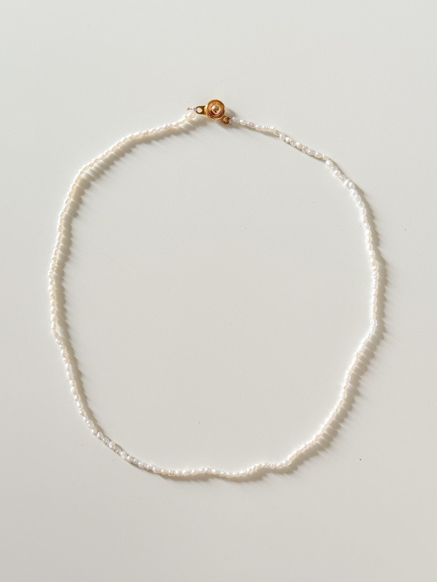 The Mini Natural Pearl Choker Necklace