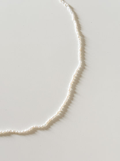 The Mini Natural Pearl Choker Necklace