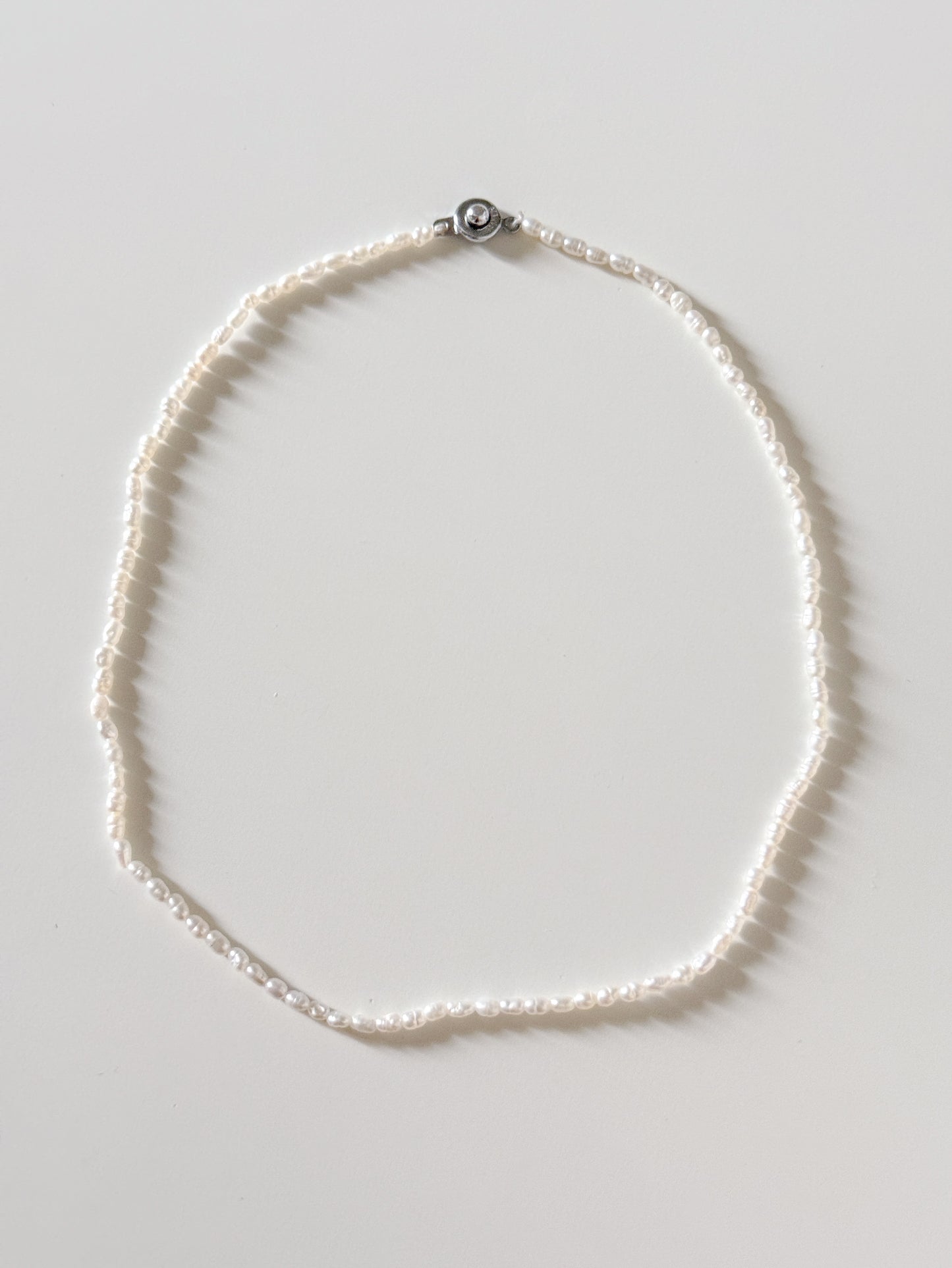 The Mini Natural Pearl Choker Necklace