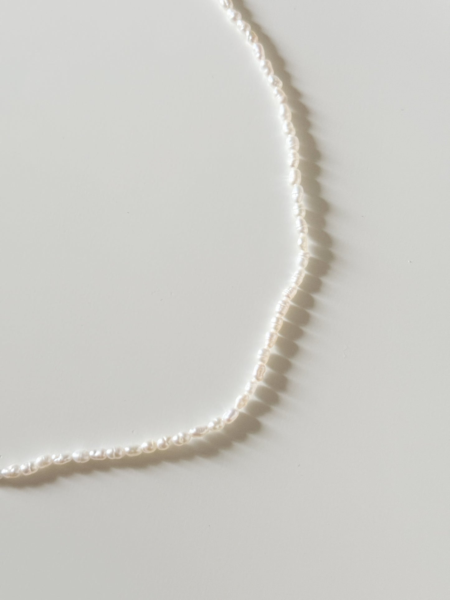 The Mini Natural Pearl Choker Necklace