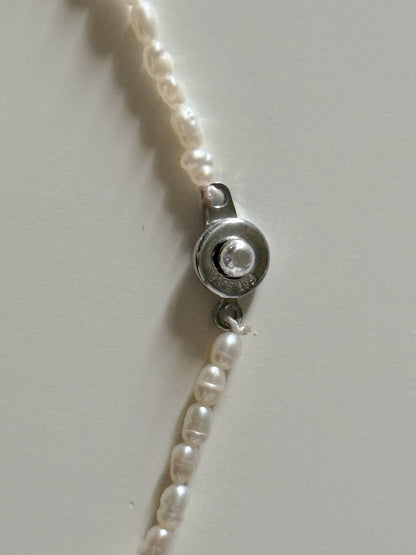 The Mini Natural Pearl Choker Necklace