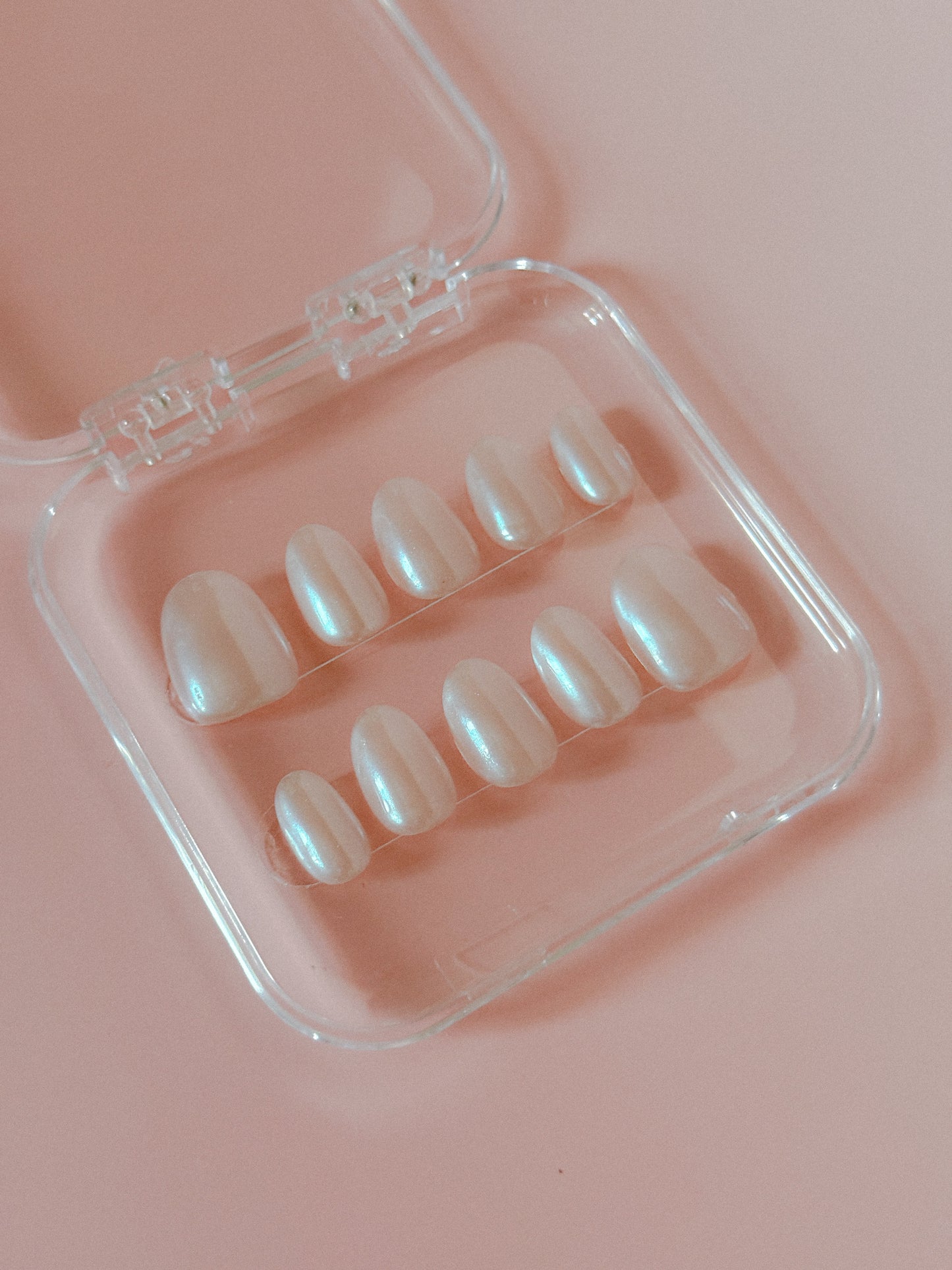 Clean Girl Nails (Handmade & Reusable Press On Nails)