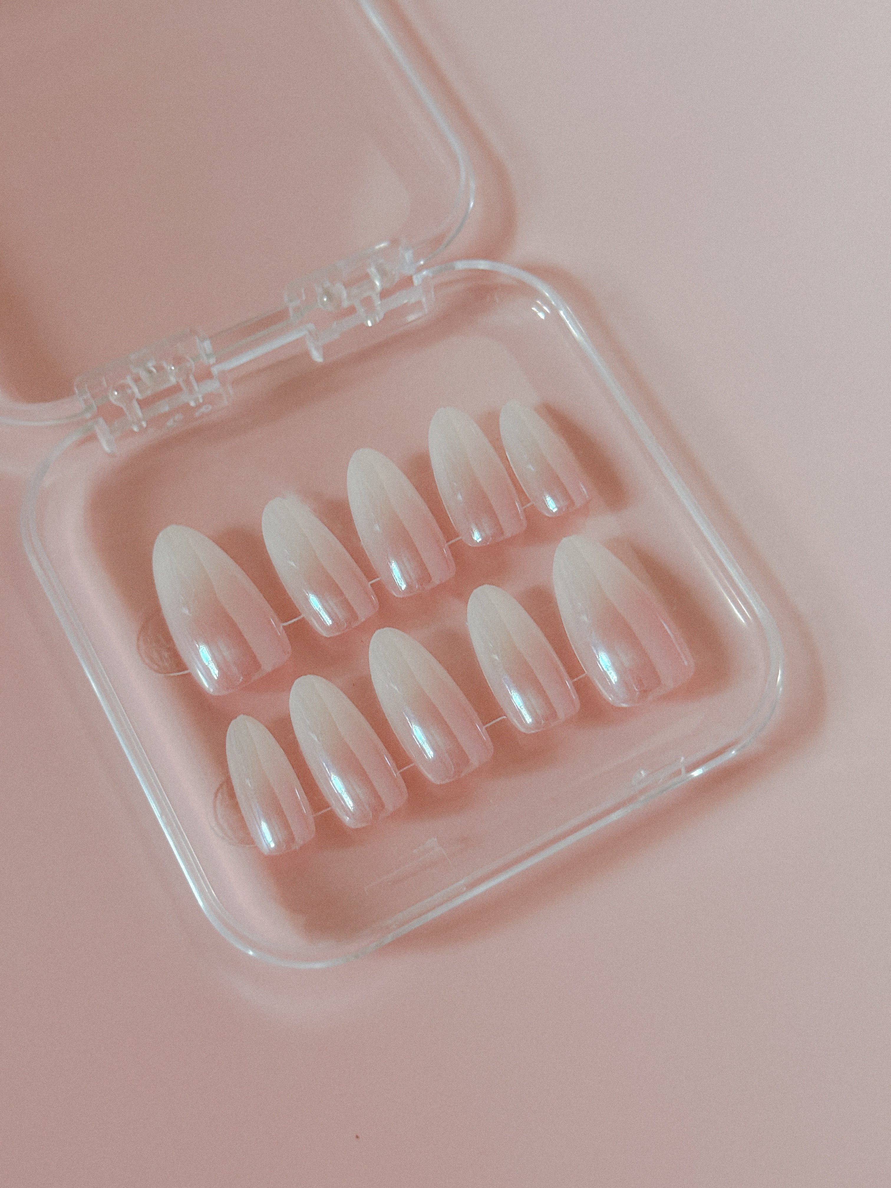 Clean Girl Nails (Handmade & Reusable Press On Nails)