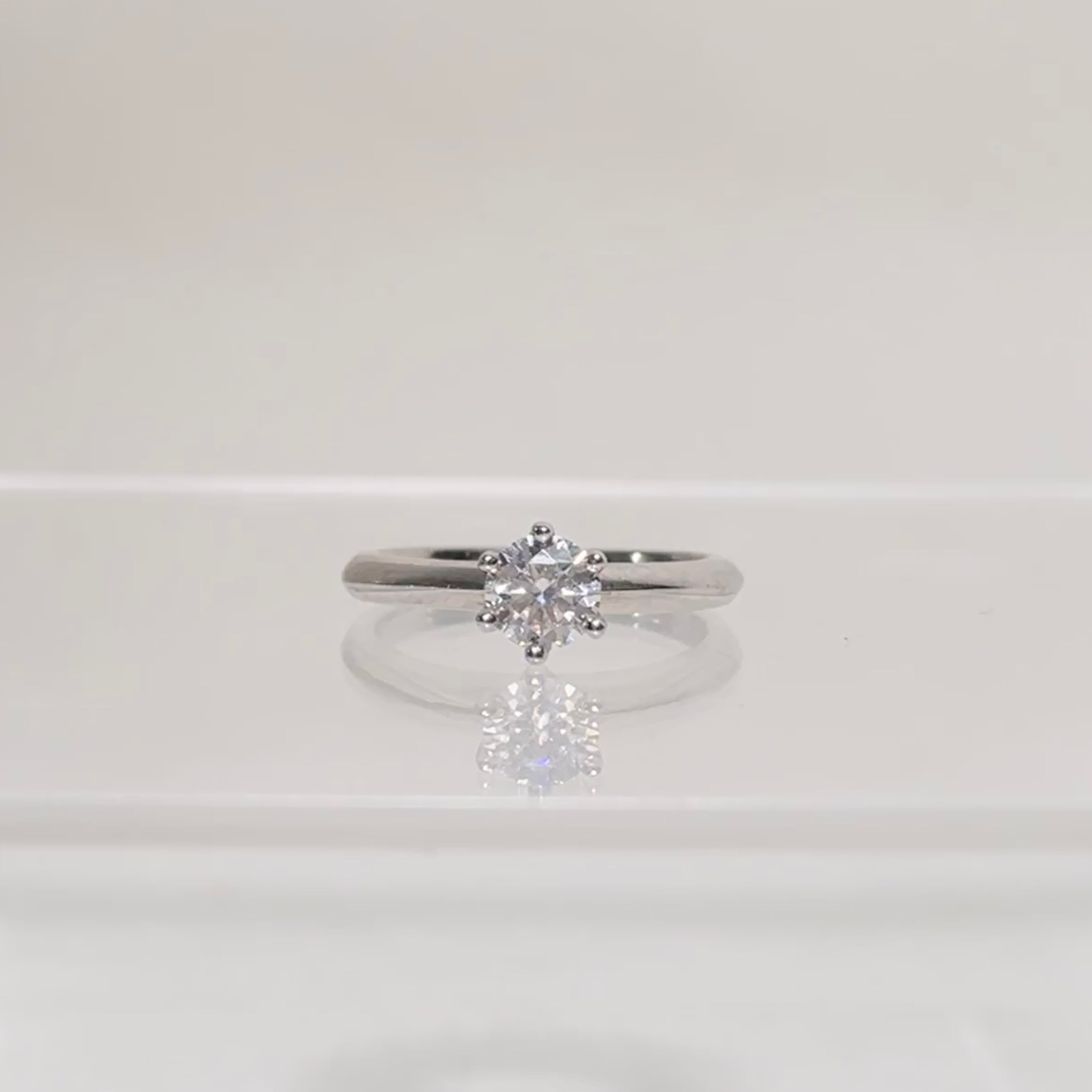 The Six Prong Classic Moissanite Ring