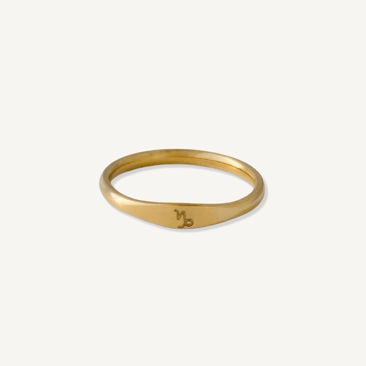 The Zodiac Sign Mini Signet Ring