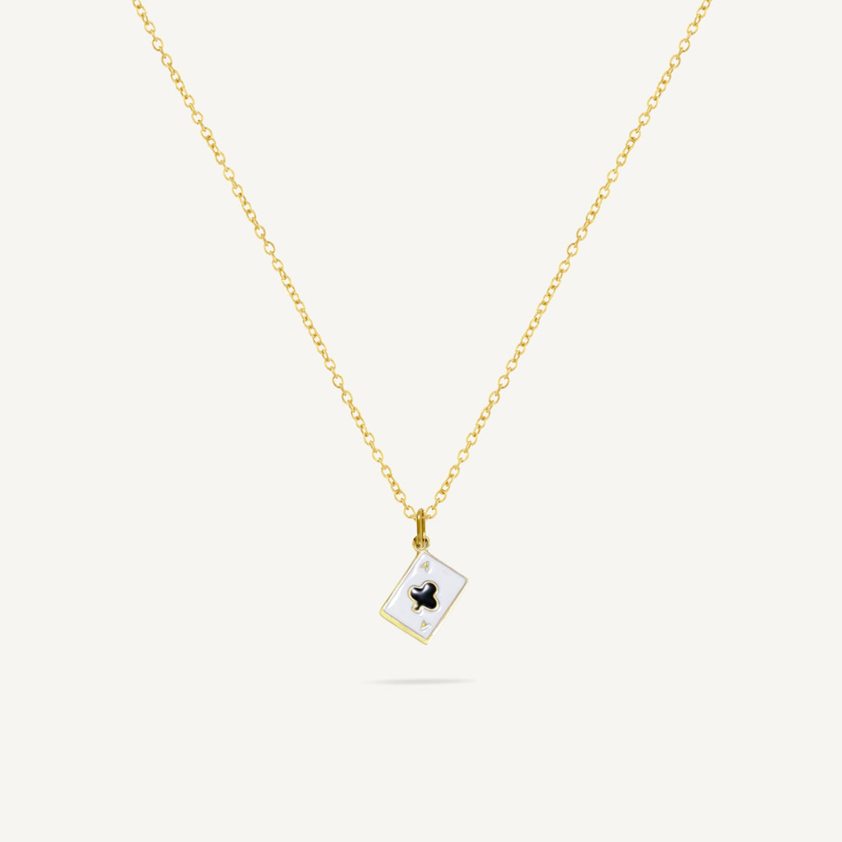 The Ace of Clubs Charm Necklace