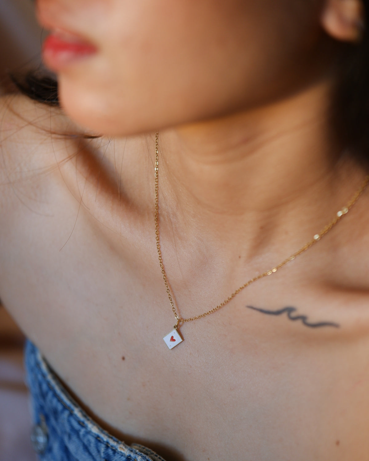 The Ace of Hearts Charm Necklace