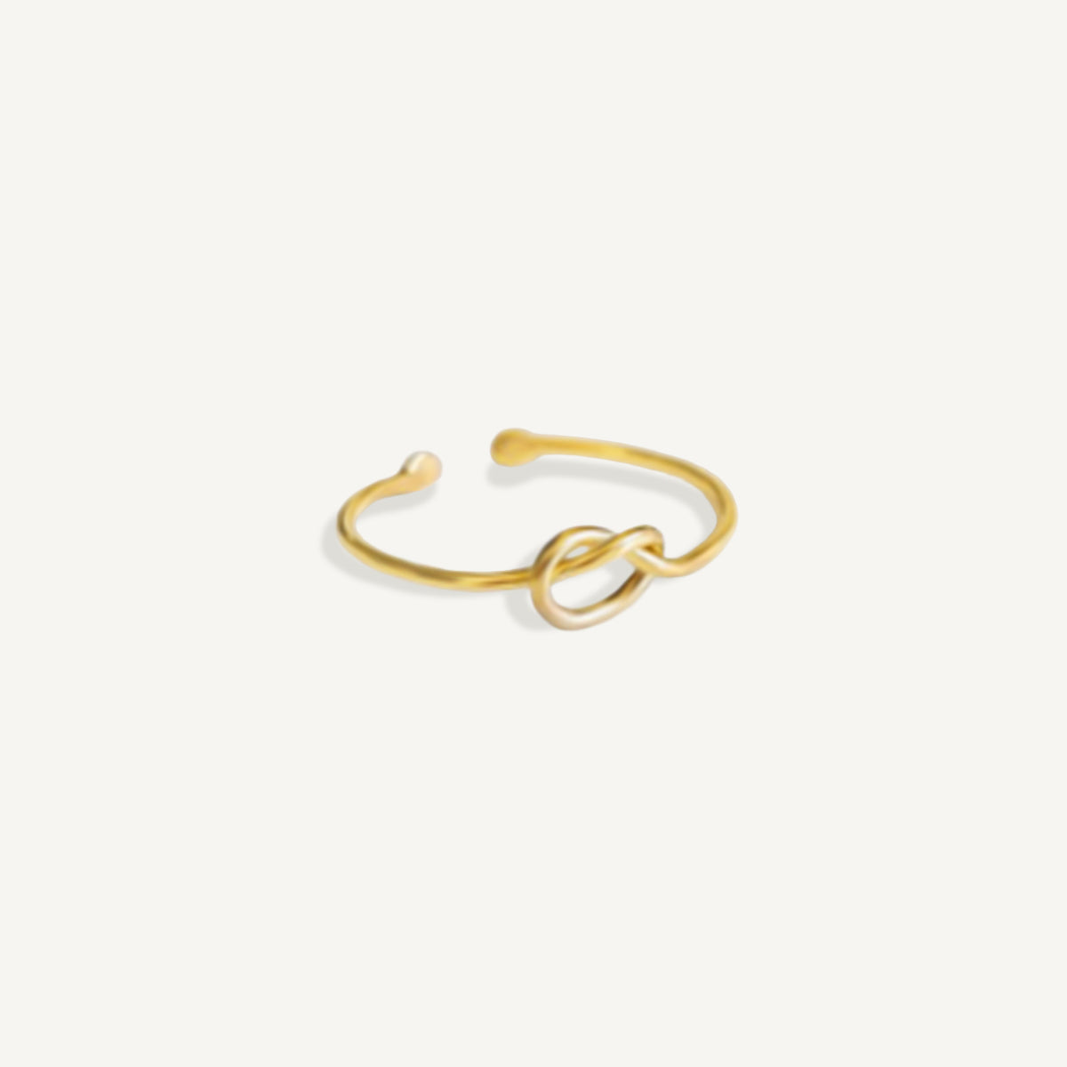 The Any-size Knot Ring in Solid Gold