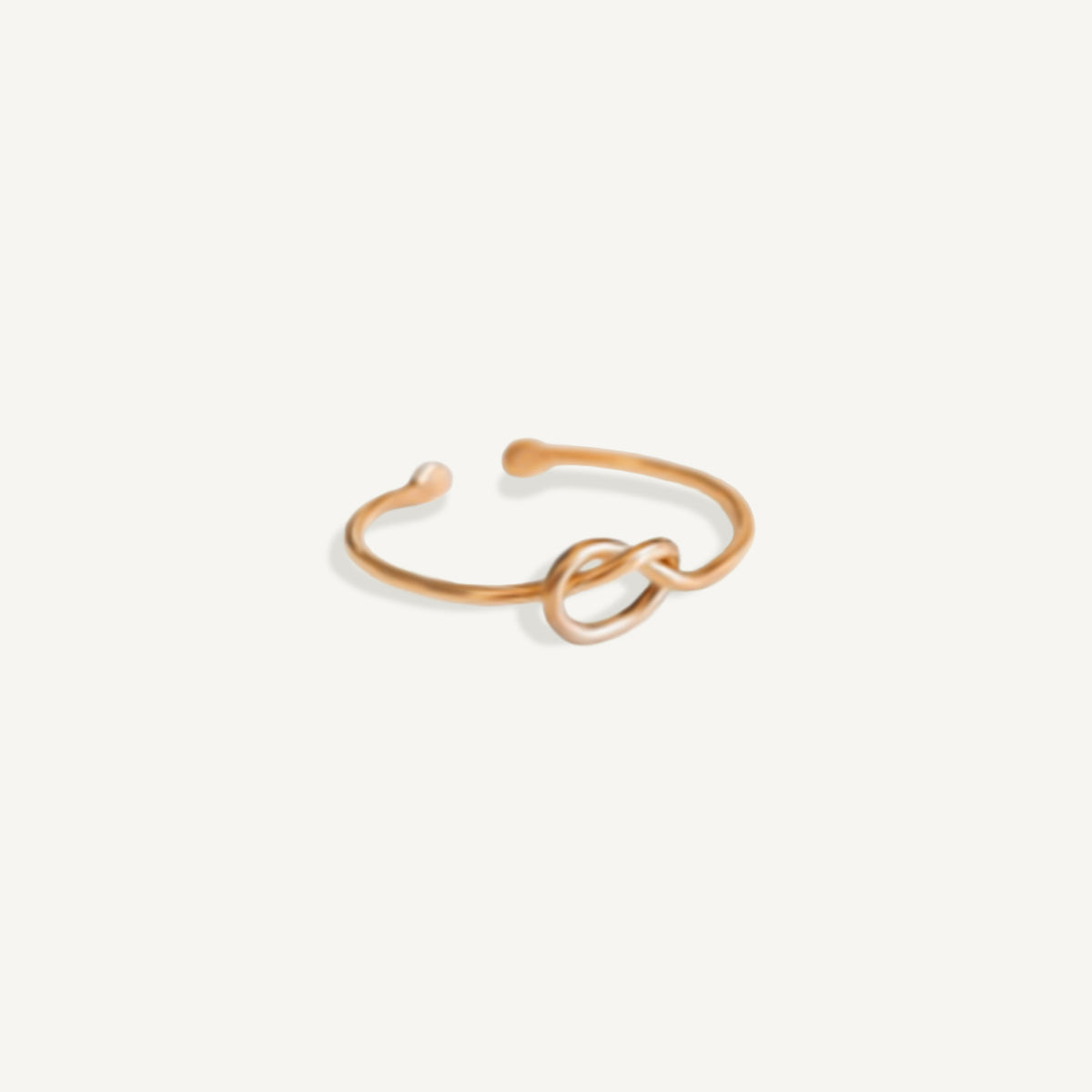 The Any-size Knot Ring in Solid Gold