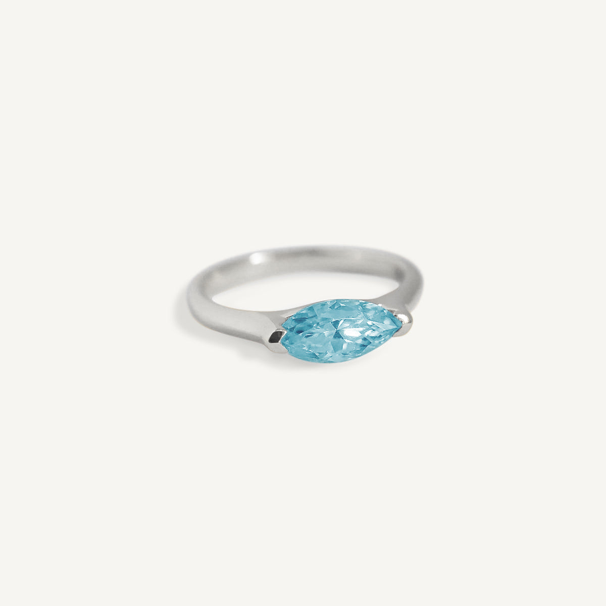 The Marquise Bold Moissanite Ring