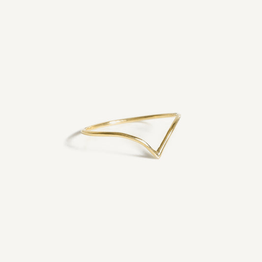 The Ava Midi Ring in Solid Gold