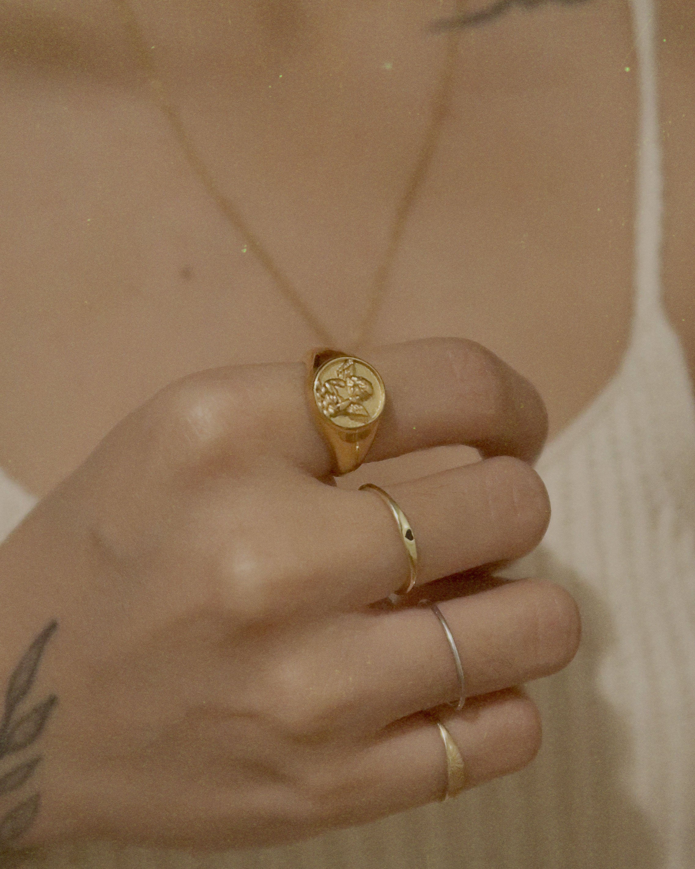 The Baby Angel Signet Ring