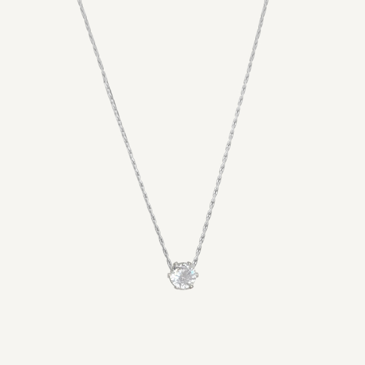 The Barely There Solitaire Necklace | Holiday Shop