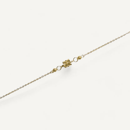 The Mini Barrel Bracelet in Solid Gold