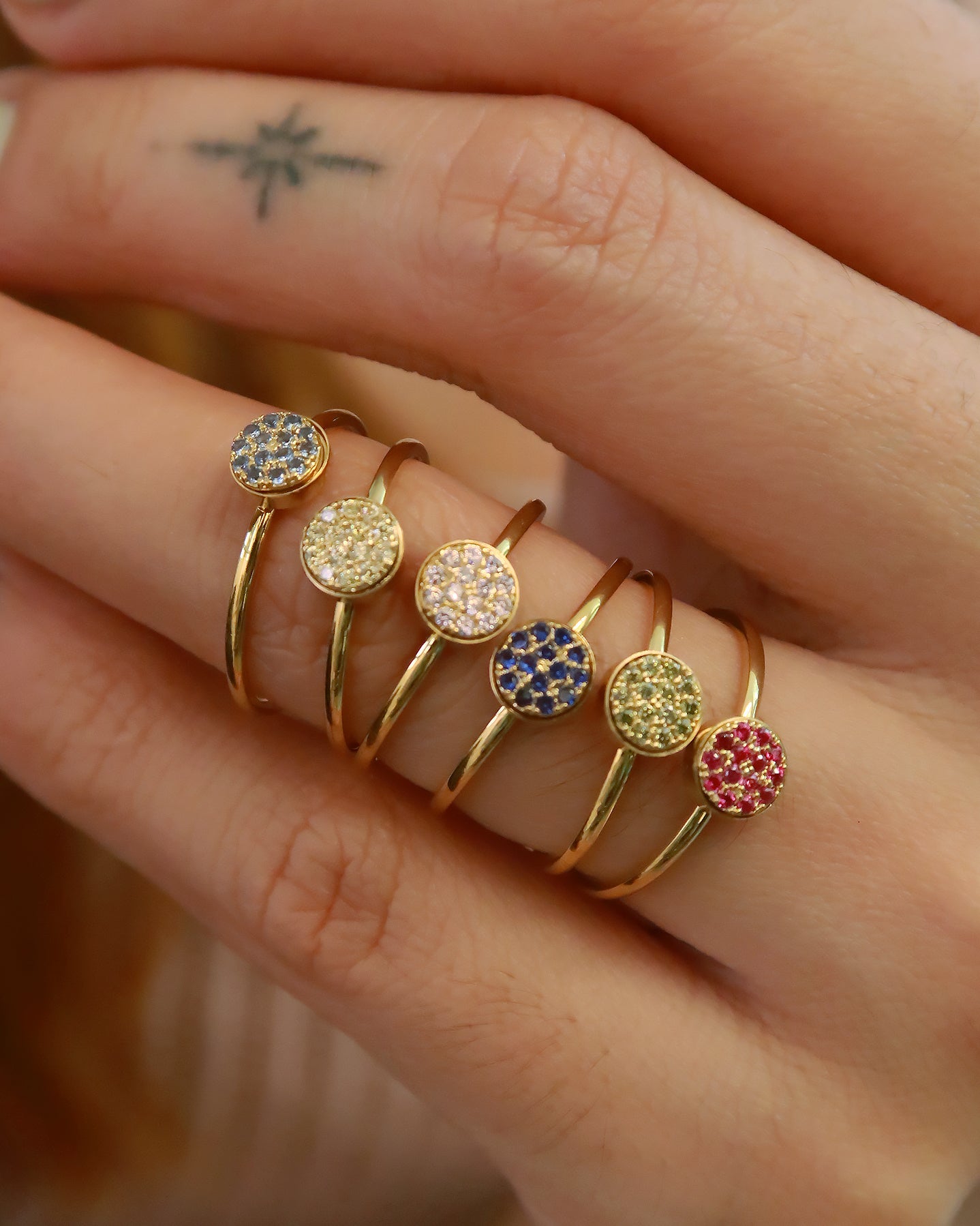 The Good Karma Pave Birthstone Ring