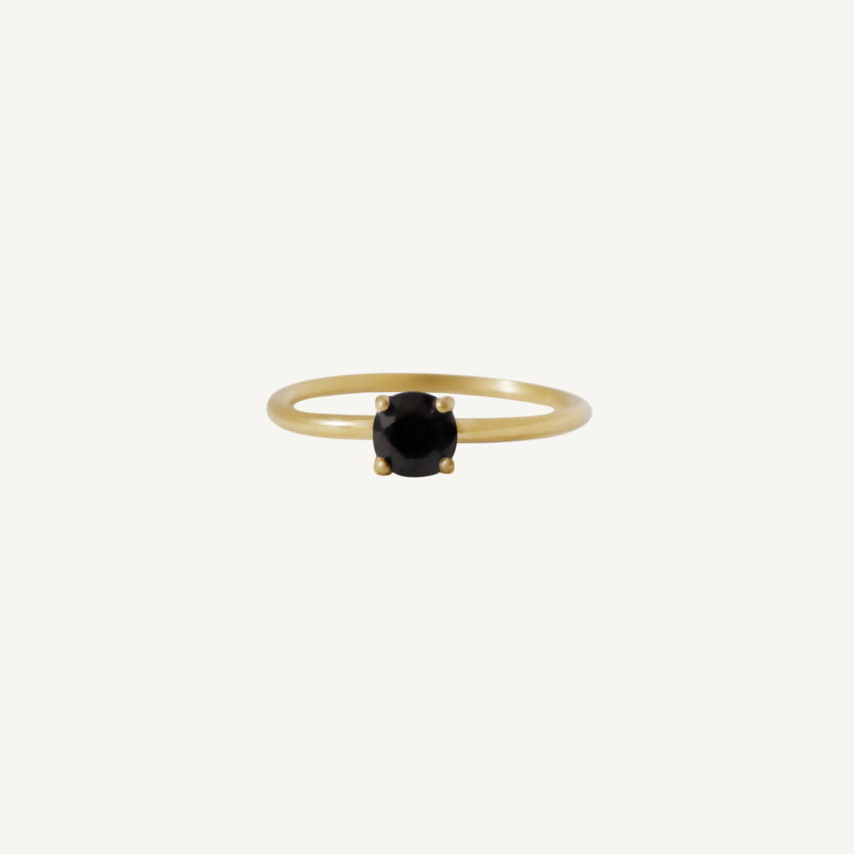 The Black Onyx Square Cut Ring
