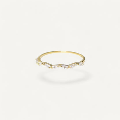 The Bohemian Baguette Ring