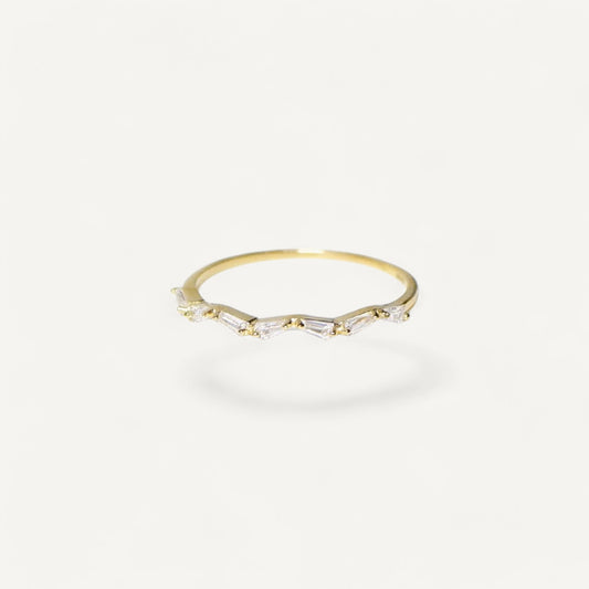 The Bohemian Baguette Ring