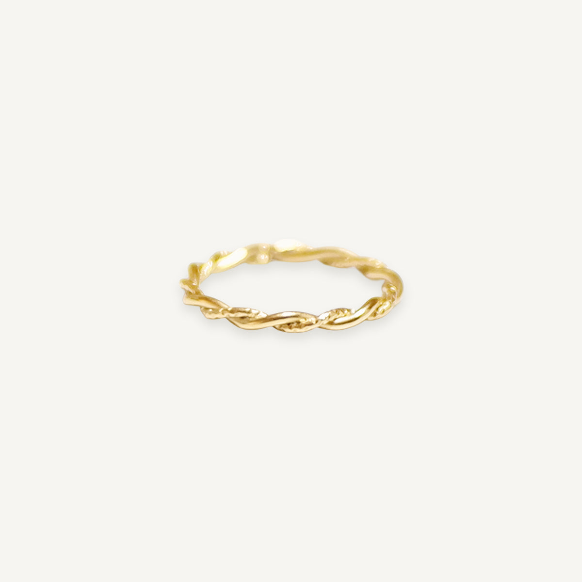 The Brenna Textured Stacker Ring