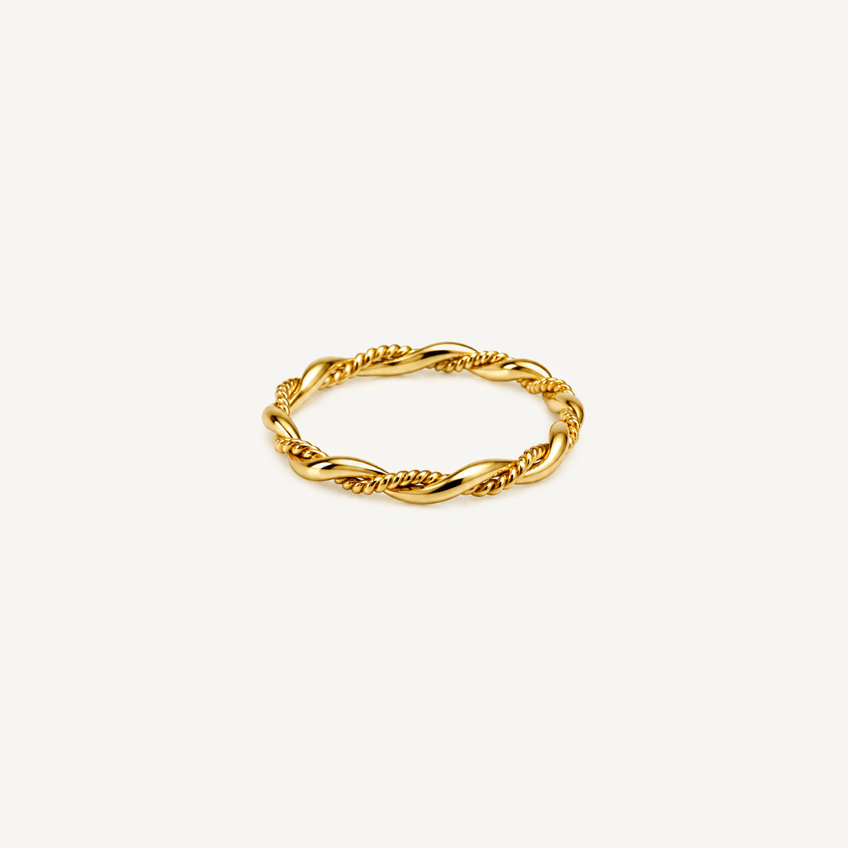The Brenna Textured Stacker Ring