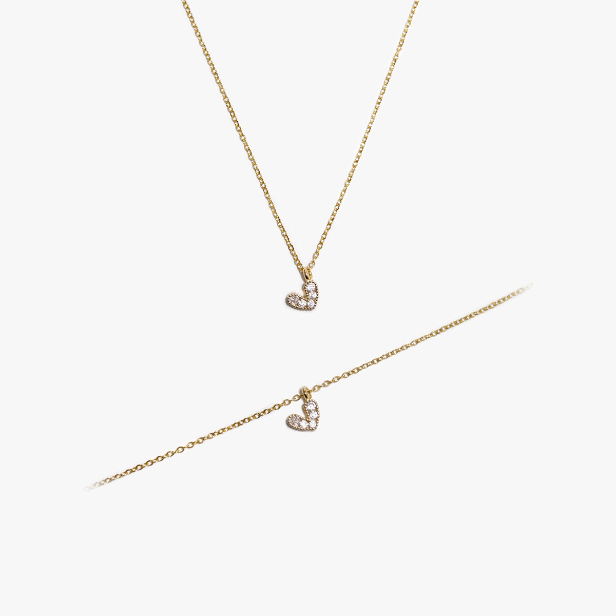 The Sweet Heart Necklace and Bracelet Bundle