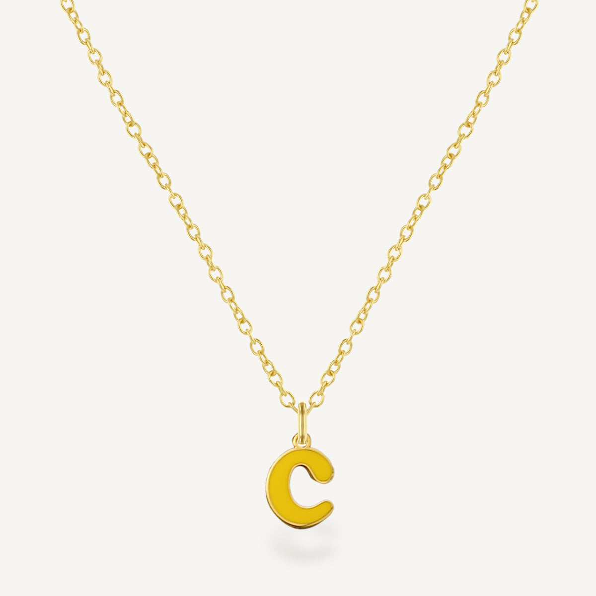 The Color Play Feel-Good Initial Necklace