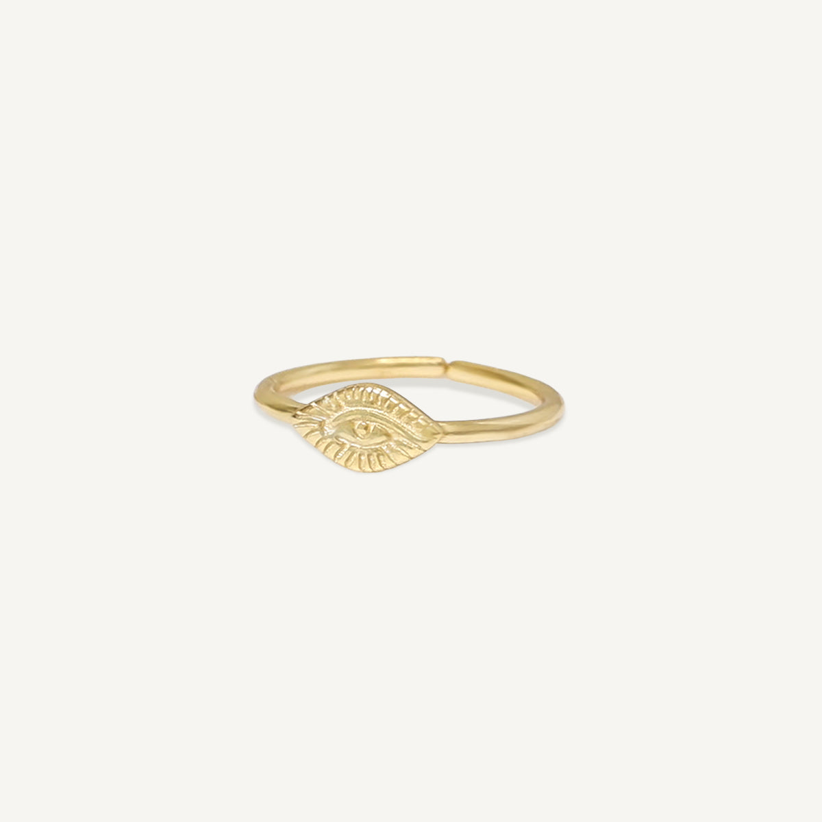The Any-size Carved Eye of Horus Pinky Ring