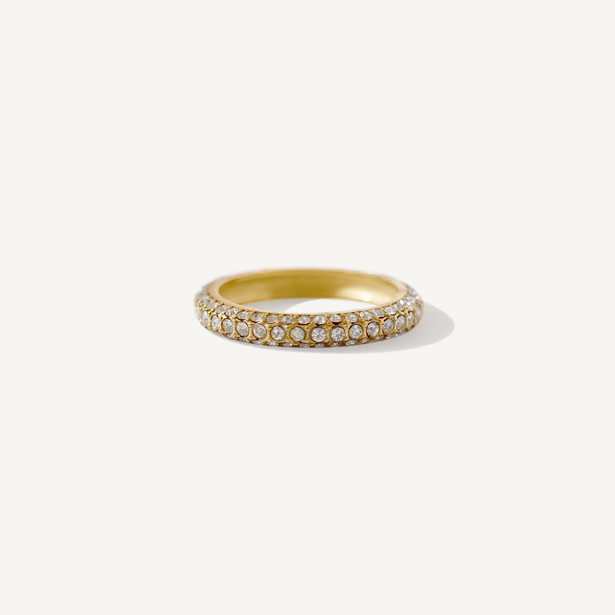 The Full Pave Chunky Dome Ring