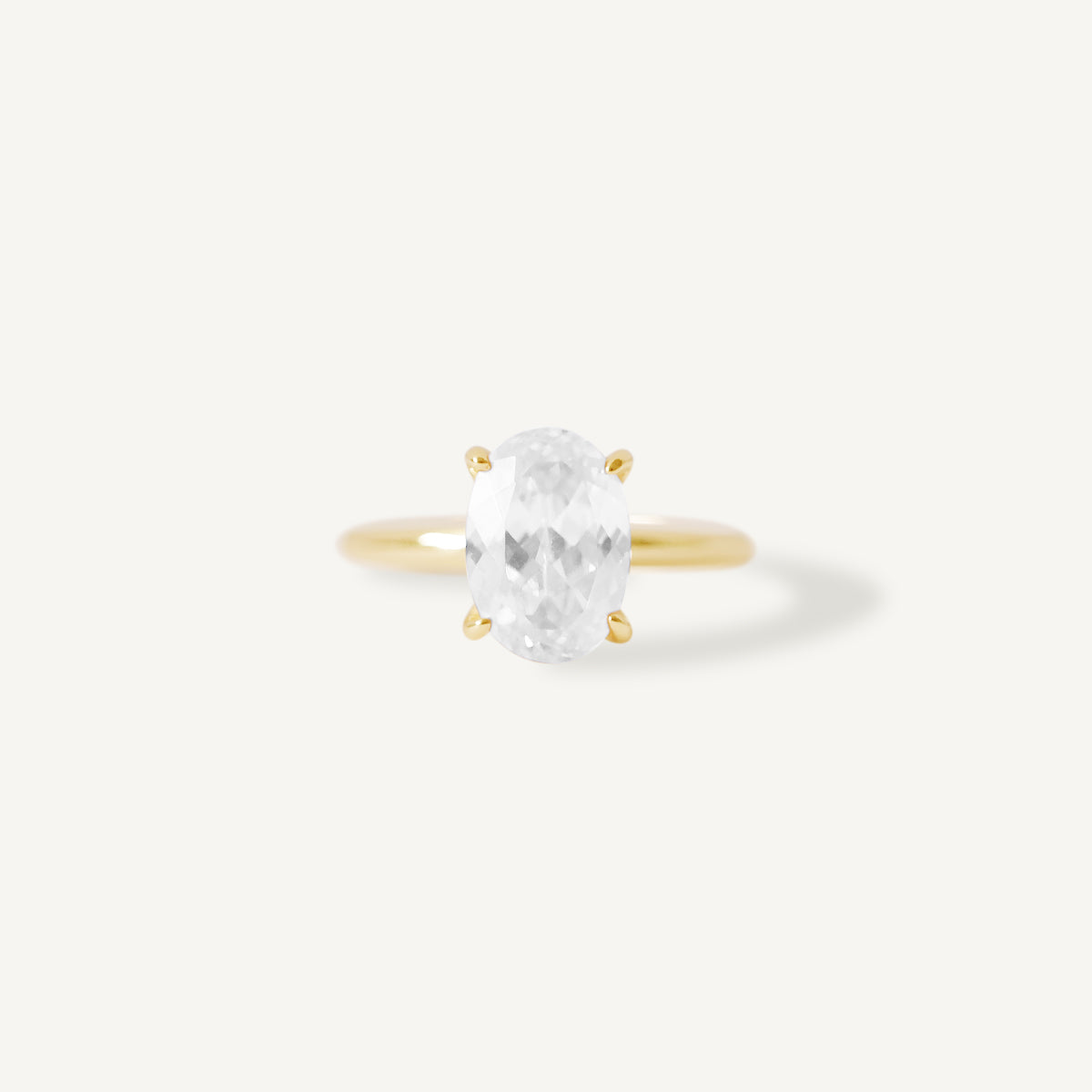 The Classic Clear Oval Radiant Ring