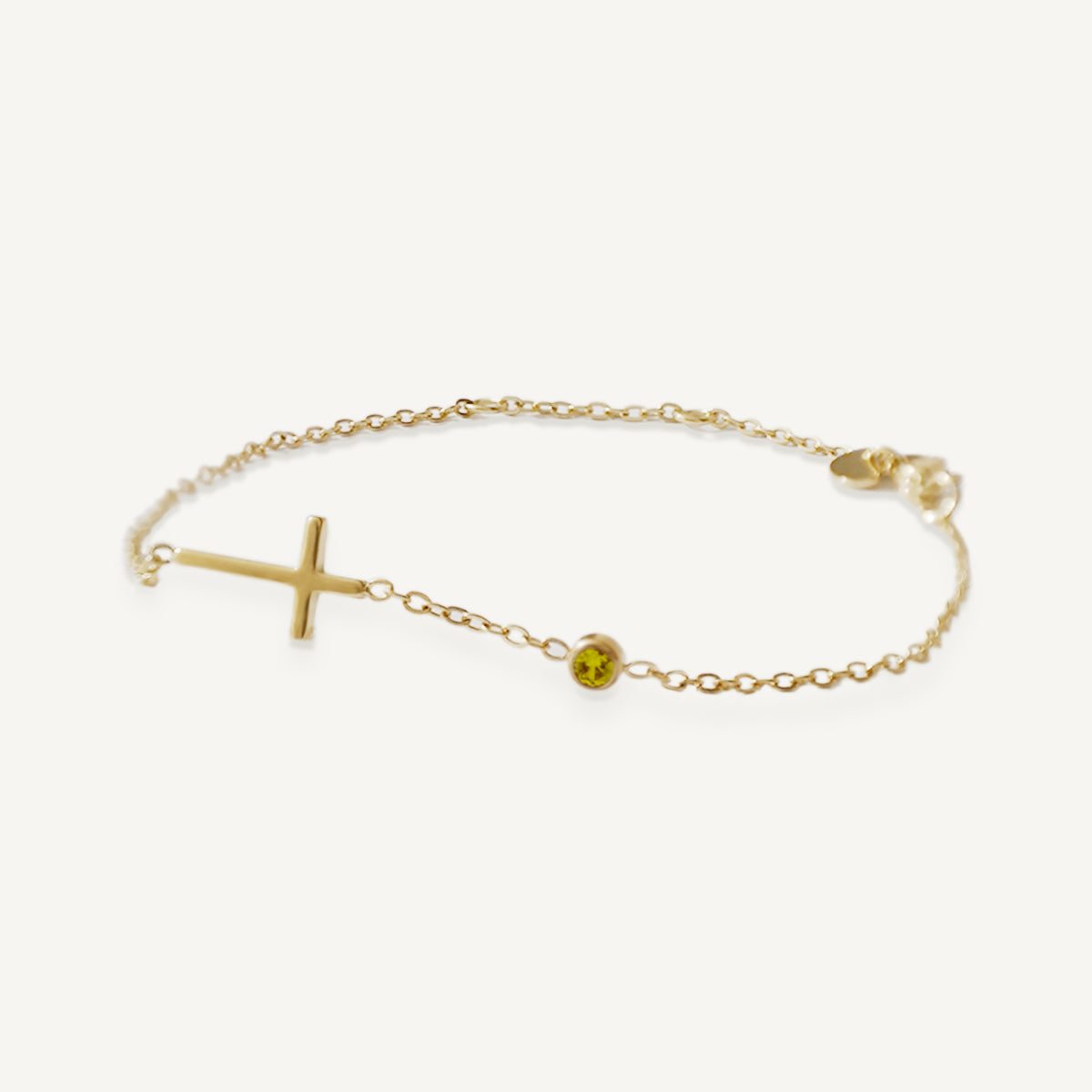 The Classic Cross Birthstone Bracelet and Anklet