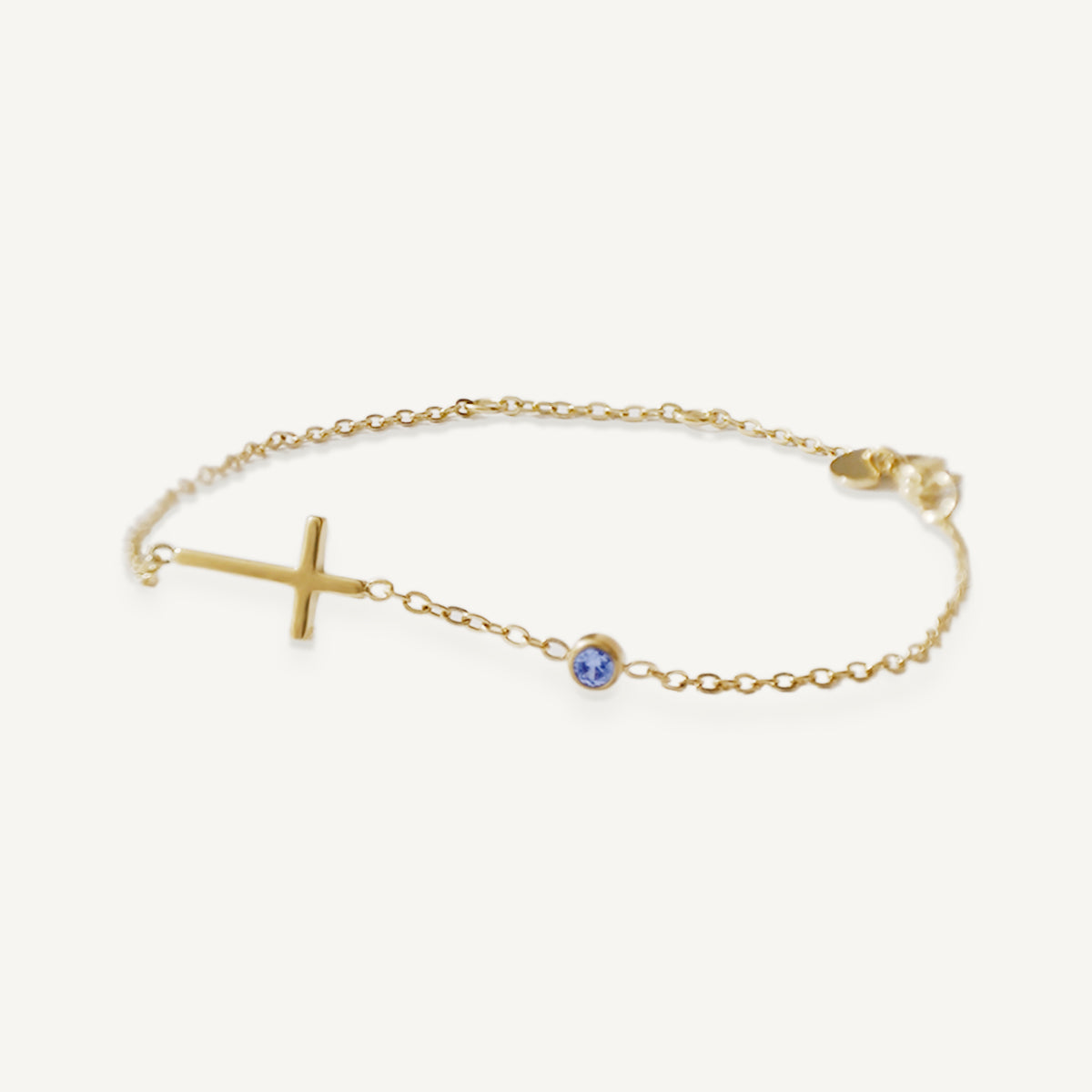 The Classic Cross Birthstone Bracelet and Anklet