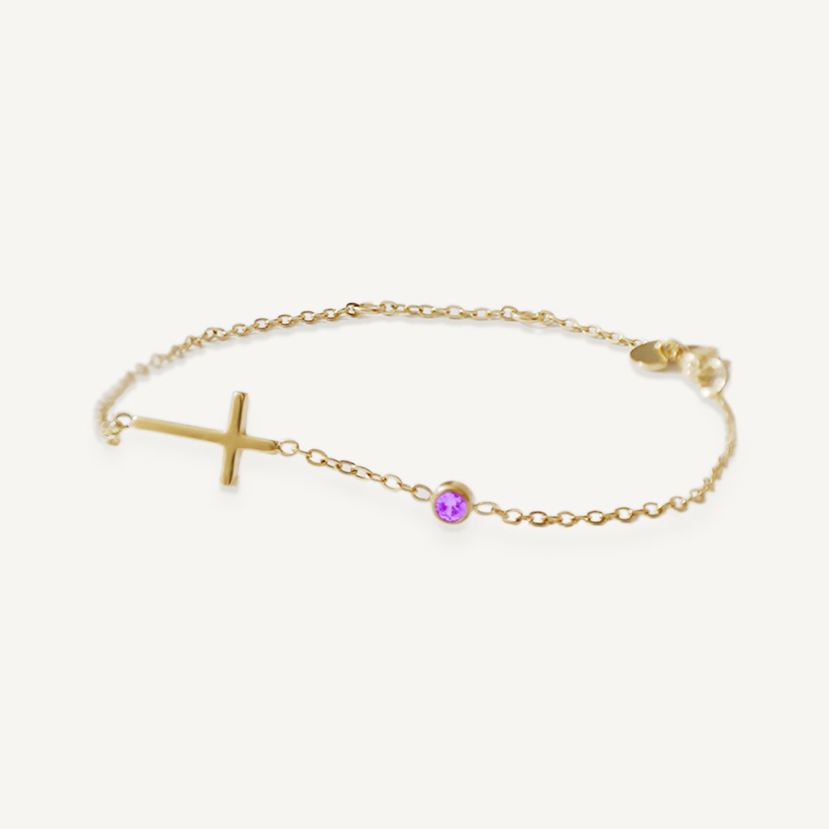 The Classic Cross Birthstone Bracelet and Anklet