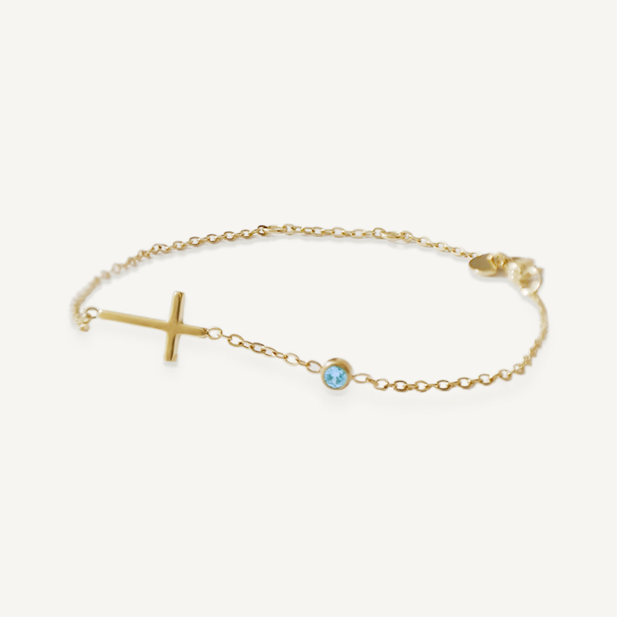 The Classic Cross Birthstone Bracelet and Anklet