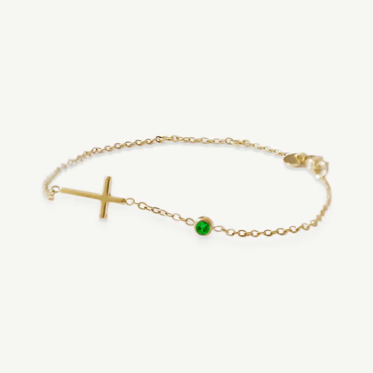The Classic Cross Birthstone Bracelet and Anklet
