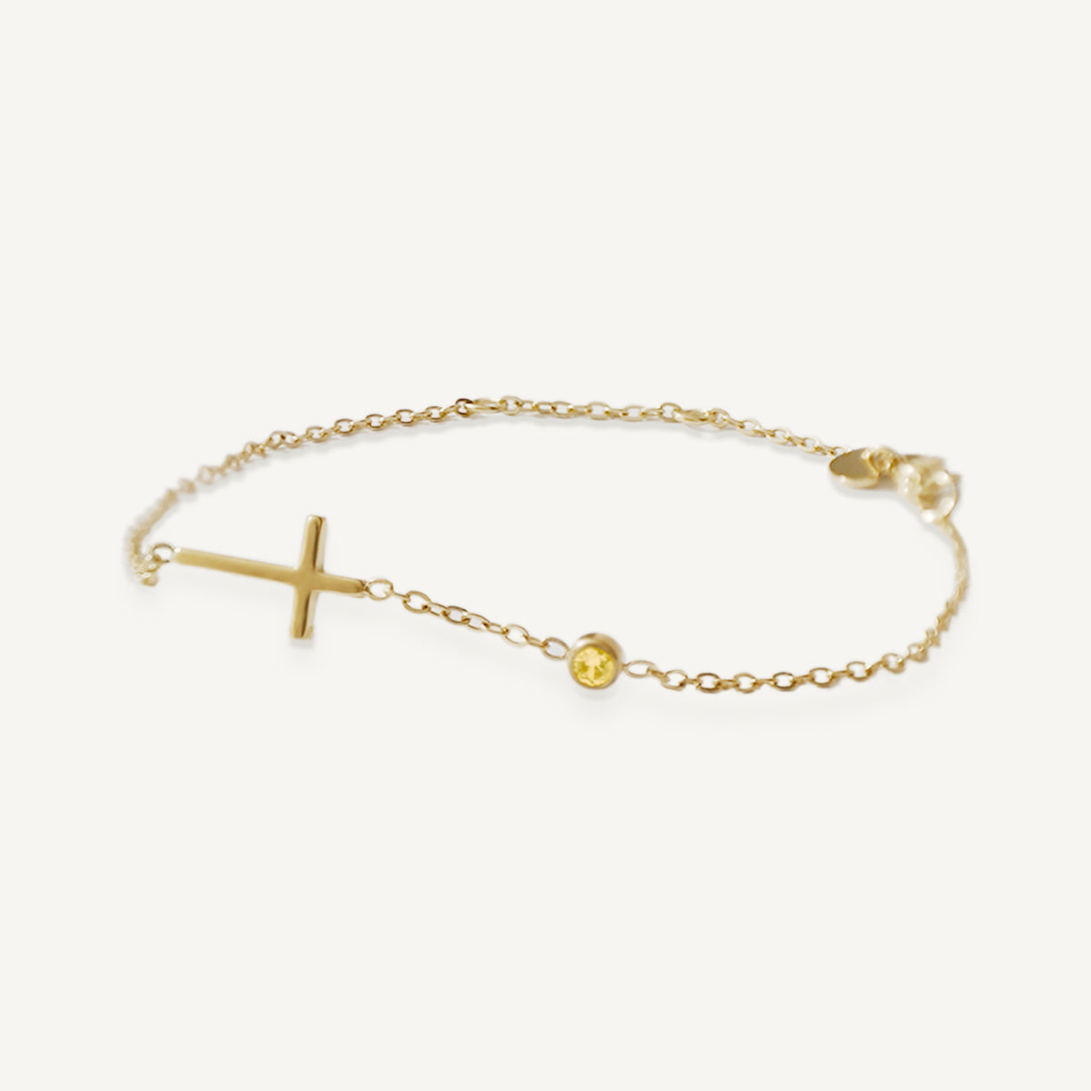 The Classic Cross Birthstone Bracelet and Anklet
