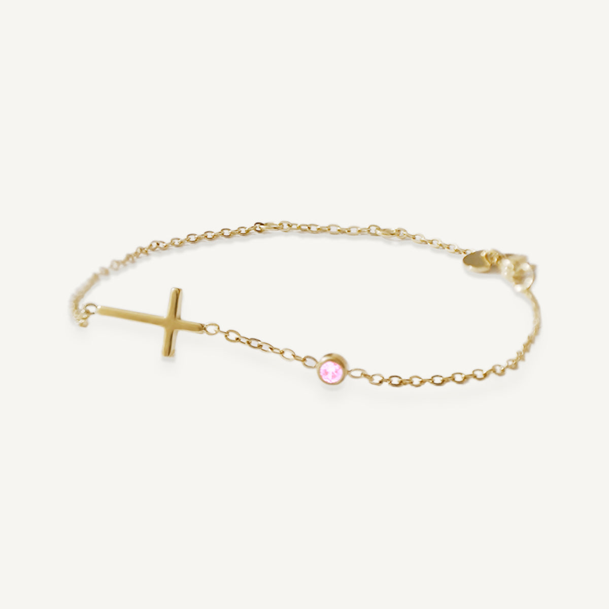 The Classic Cross Birthstone Bracelet and Anklet