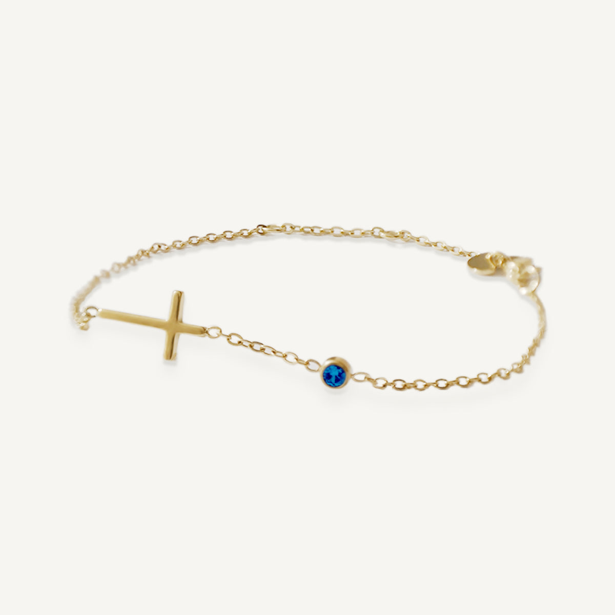 The Classic Cross Birthstone Bracelet and Anklet