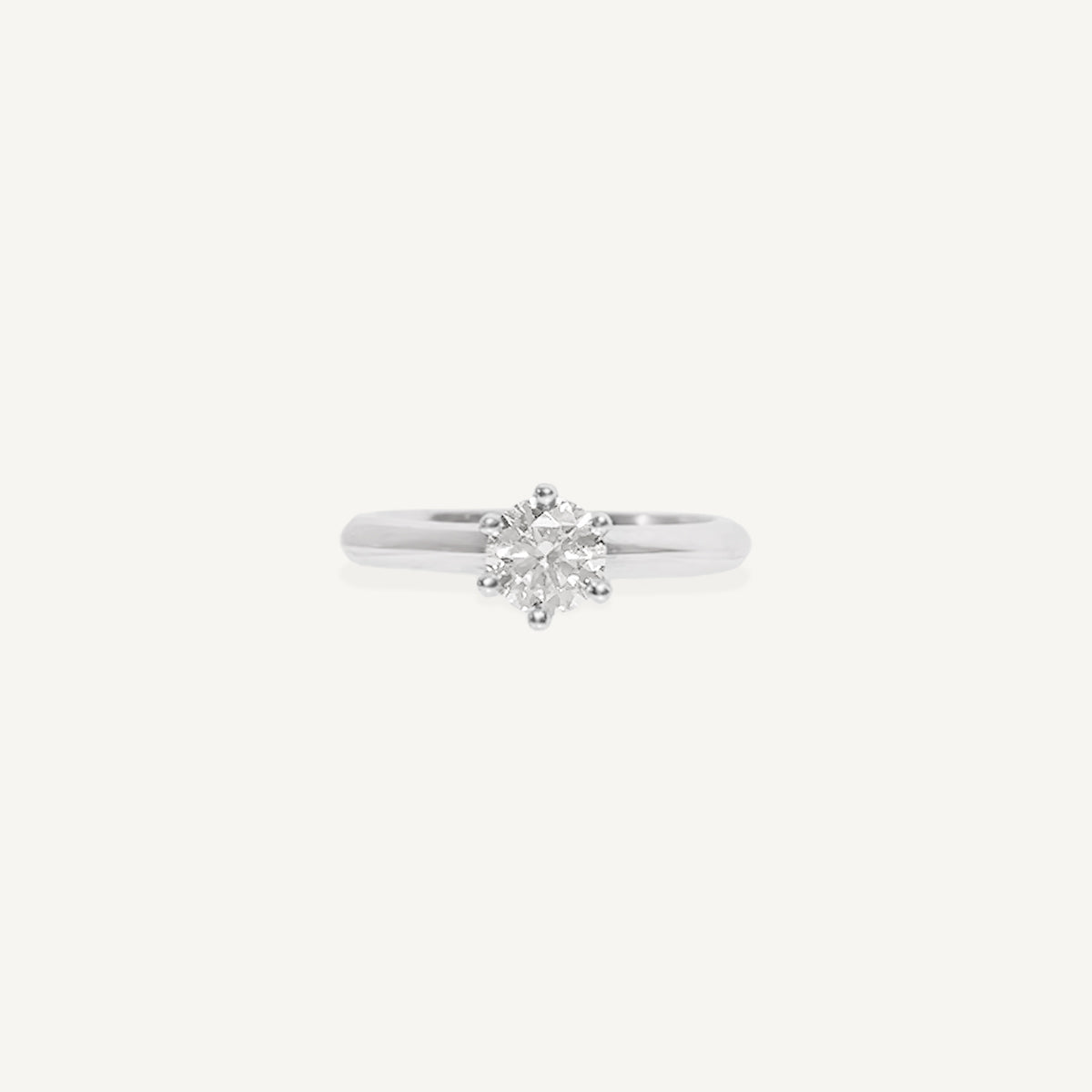 The Six Prong Classic Moissanite Ring