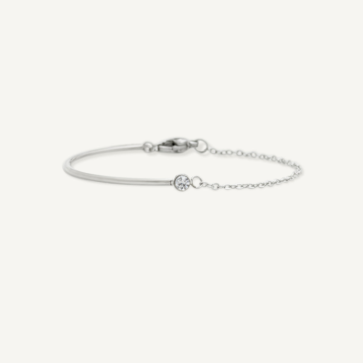 Classic Solitaire Chain and Bangle
